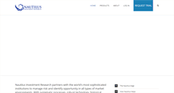 Desktop Screenshot of nautilus-cap.com